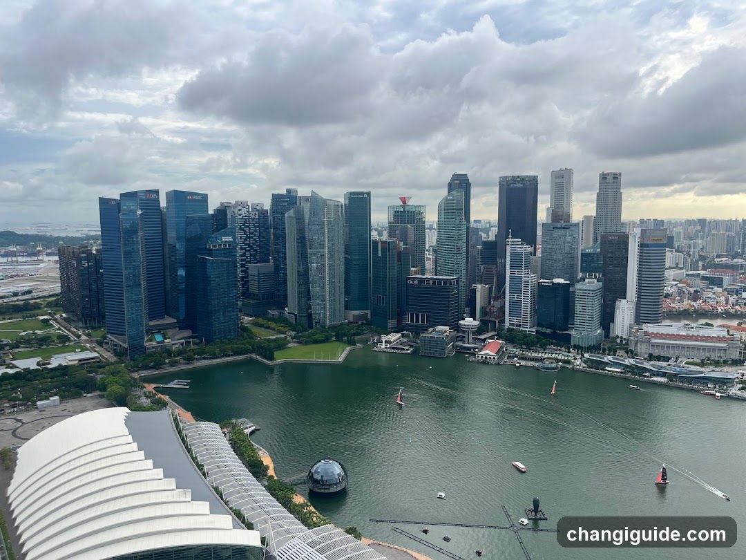Singapore Marina Bay Skyline View
