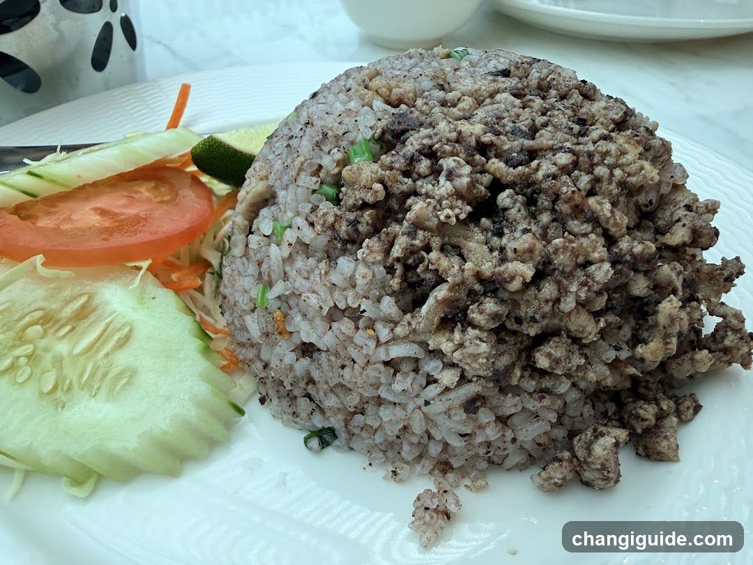 Rice with Minced Meat and Salad