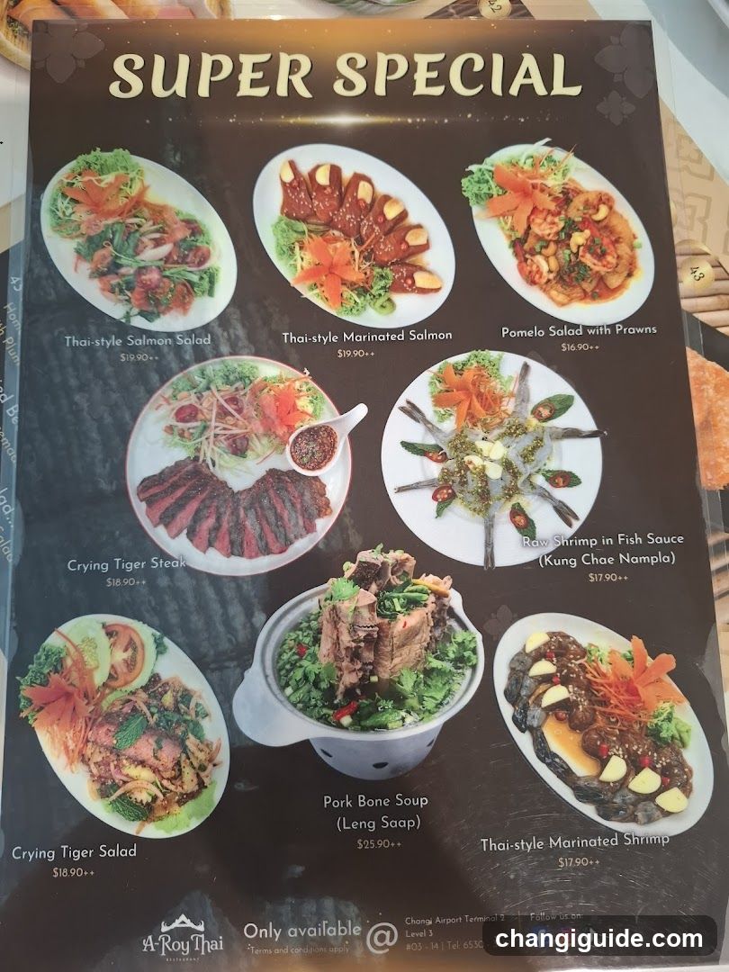 Super Special Menu Page