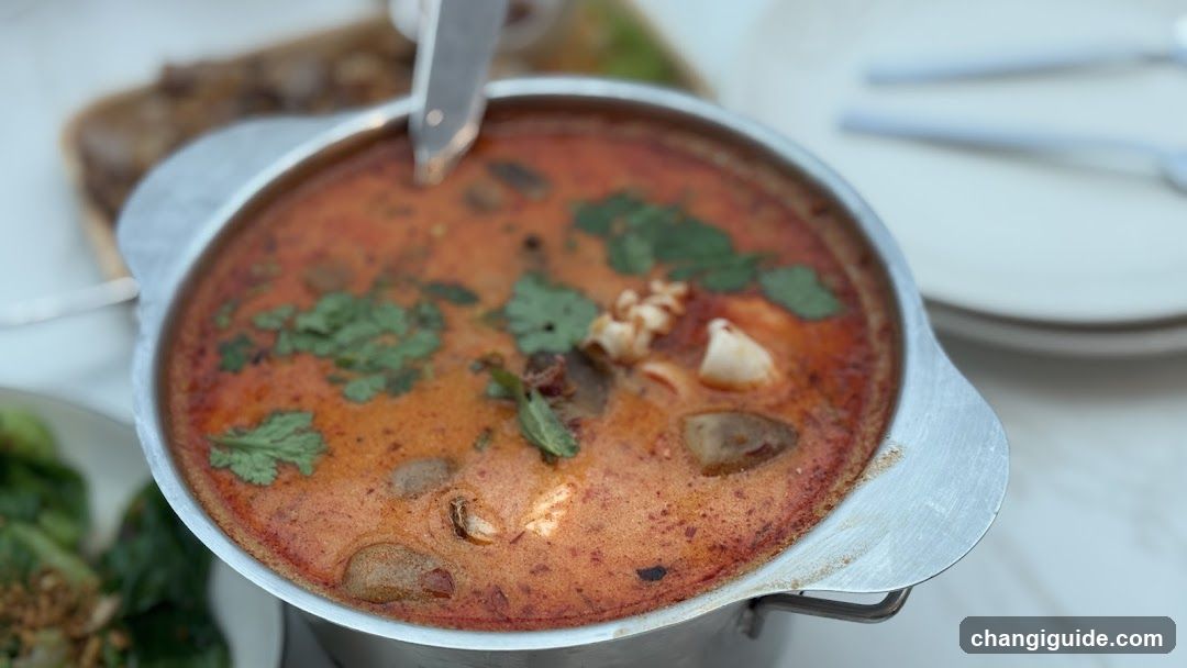 Spicy Soup with Herbs and Nuts