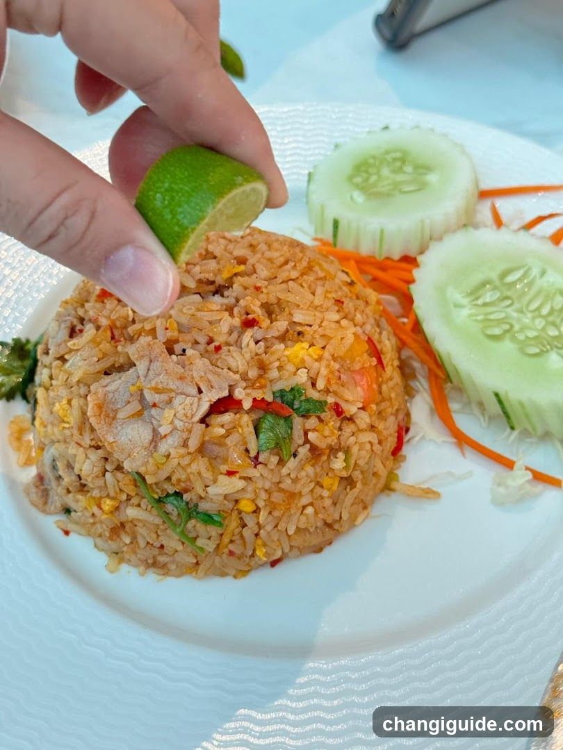 Fried Rice with Lime Squeeze