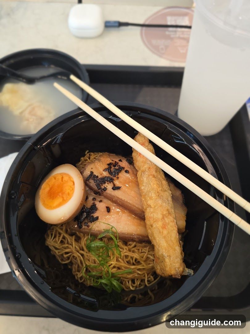 Ramen Bowl with Chopsticks