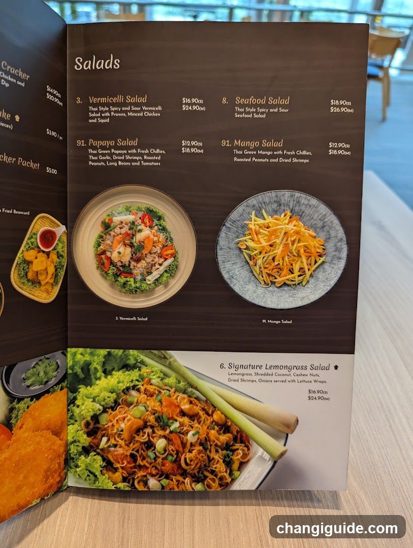 Salads Menu Page