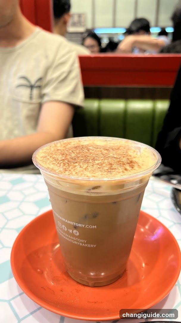 Iced Coffee Drink in Restaurant