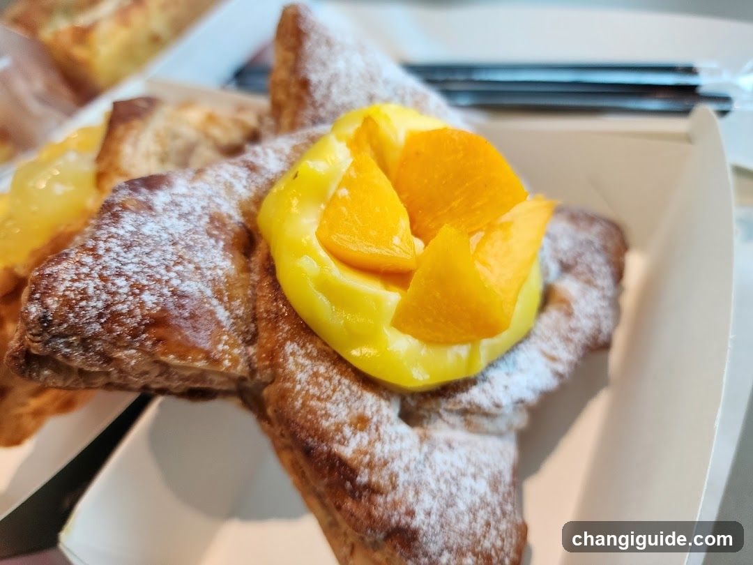 Dessert with Mango and Custard