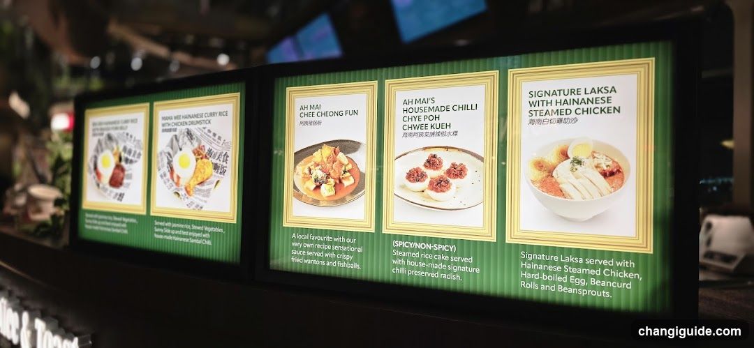 Ah Mai's Menu Board