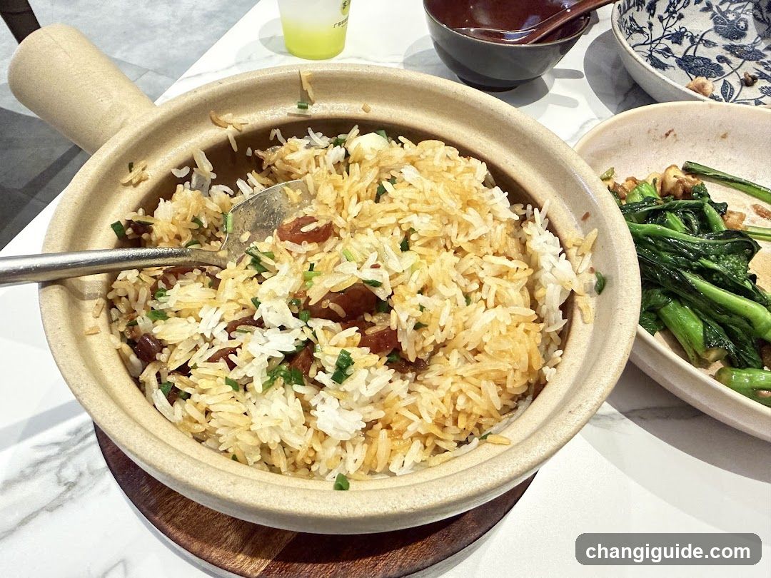 Sausage Rice in Clay Pot
