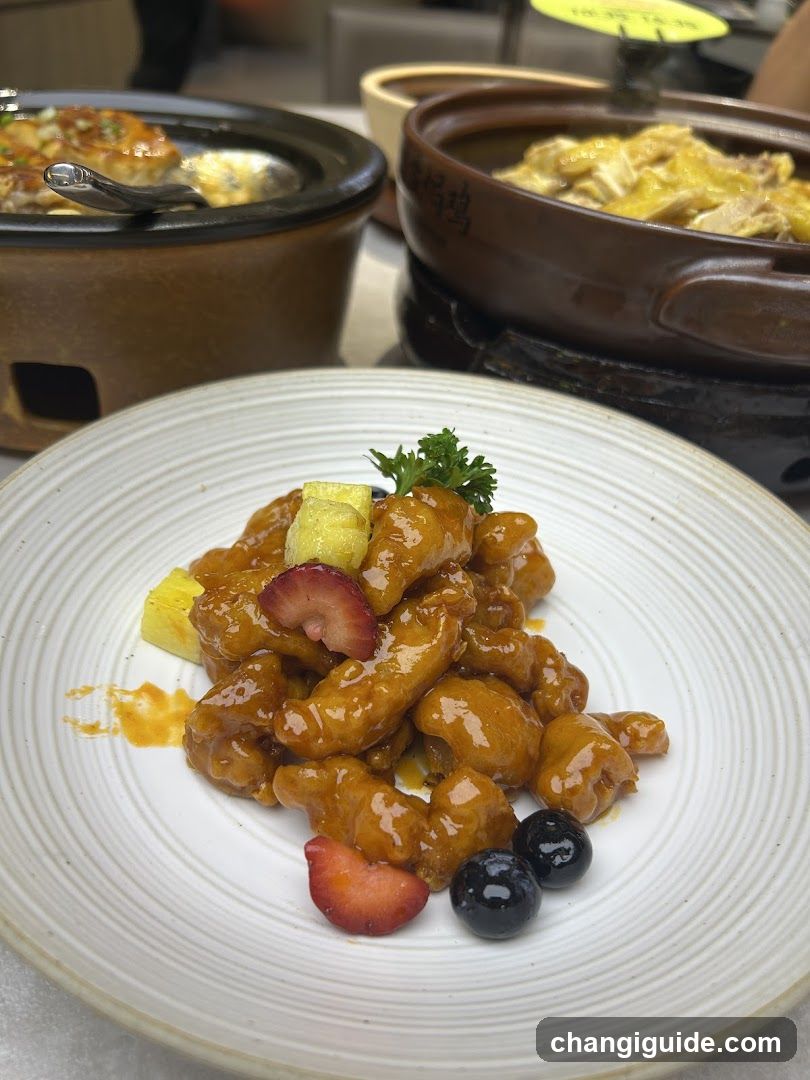 Cantonese-style food spread