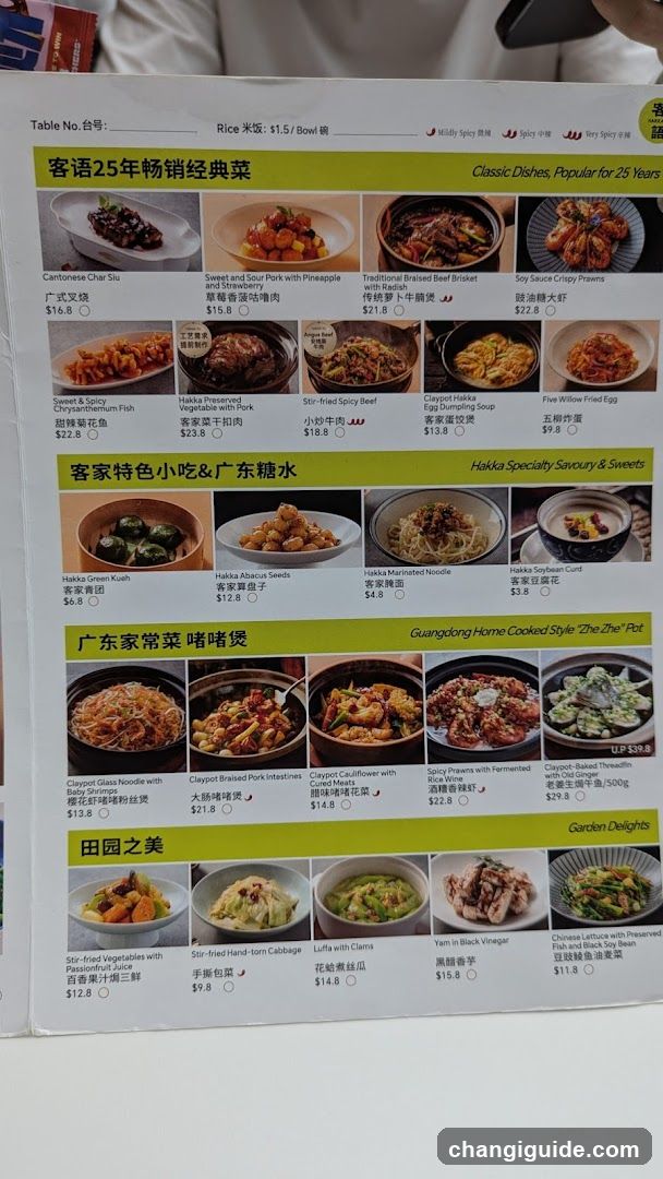 Cantonese & Hakka Cuisine Menu