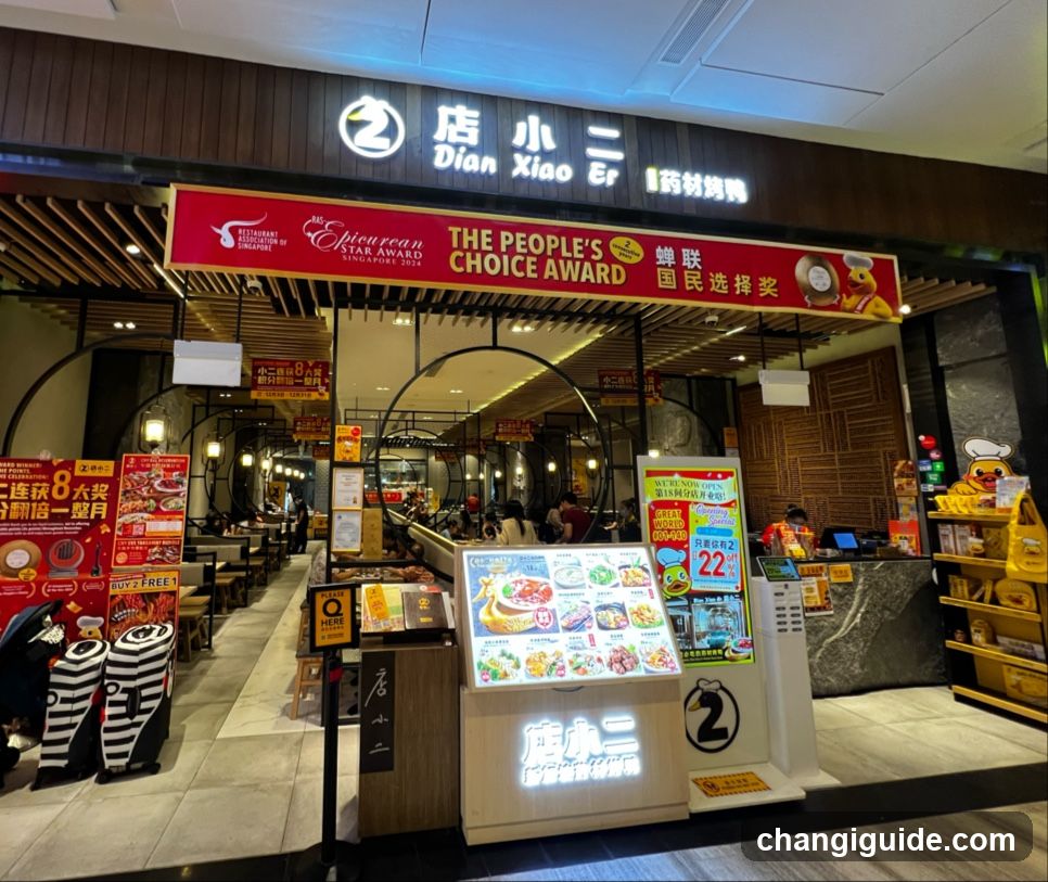 Restaurant Interior and Signage