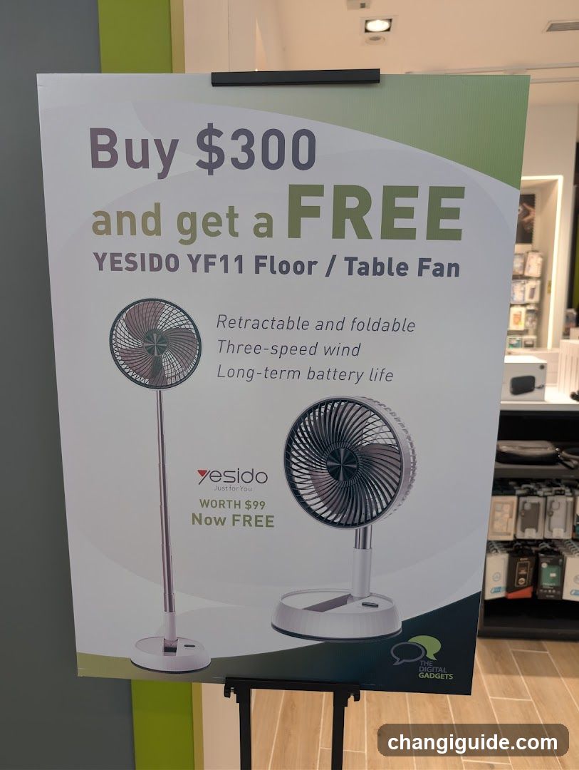 Yesido Fan Promotion Sign