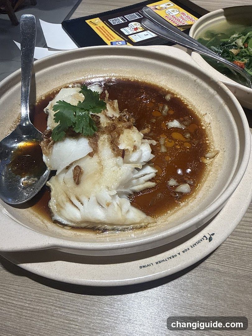 Steamed Fish Dish with Sauce
