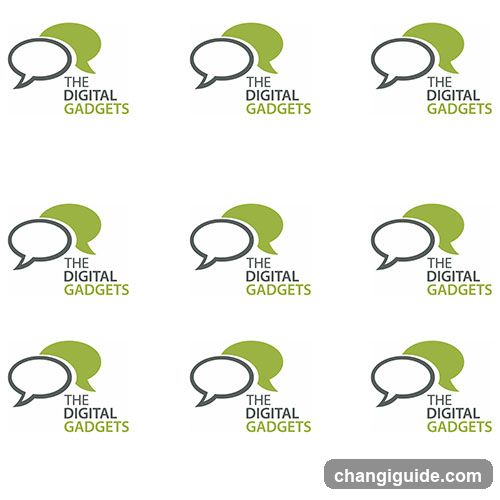 The Digital Gadgets Logo Repeats