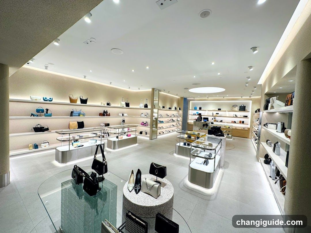 Luxury Handbag Store Interior