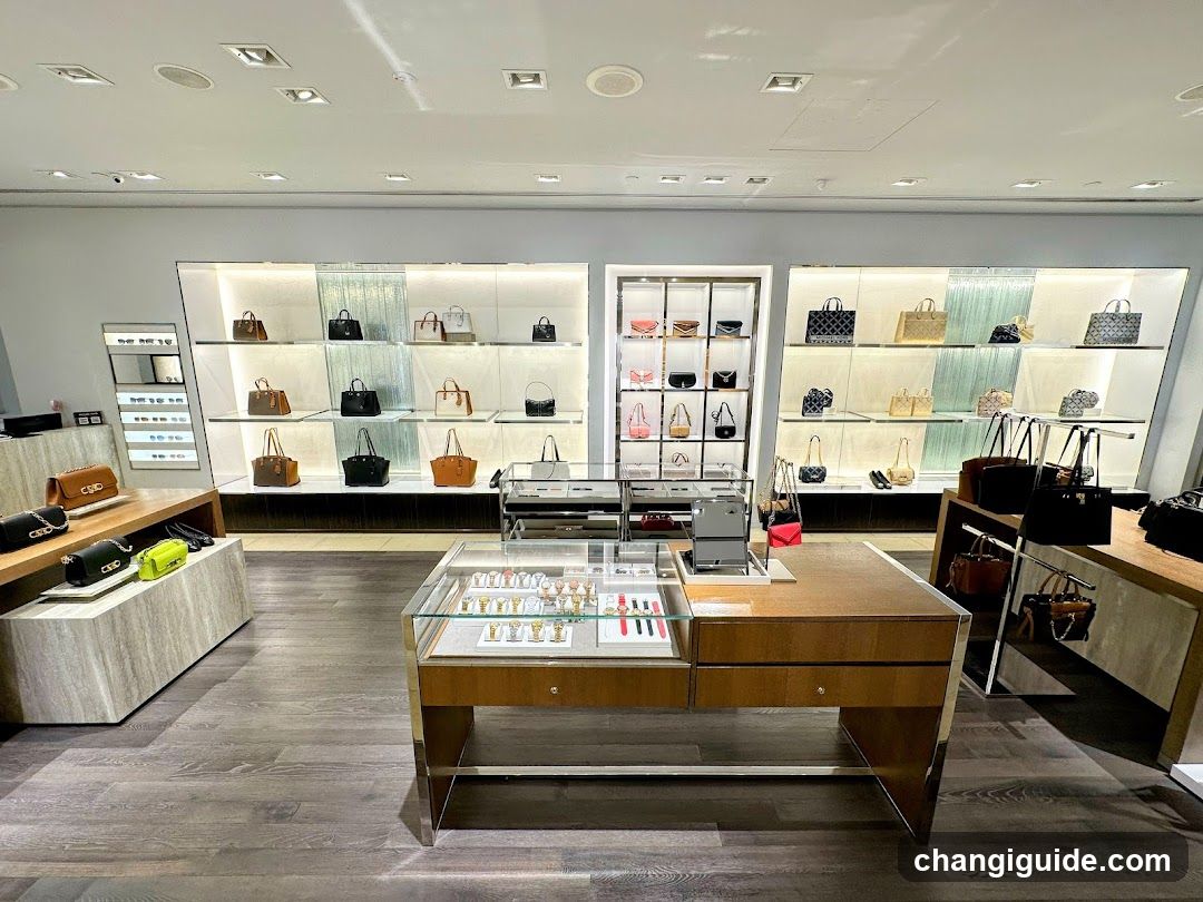 Luxury Handbag Store Interior