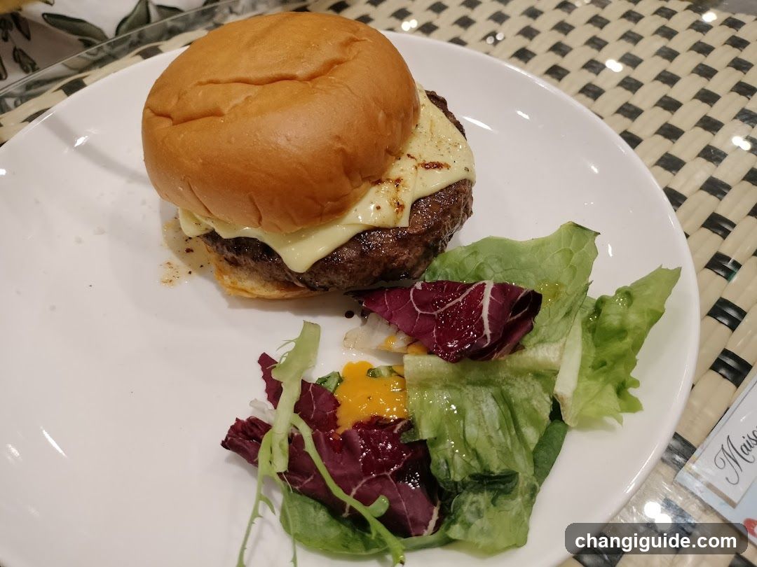 Burger with Salad