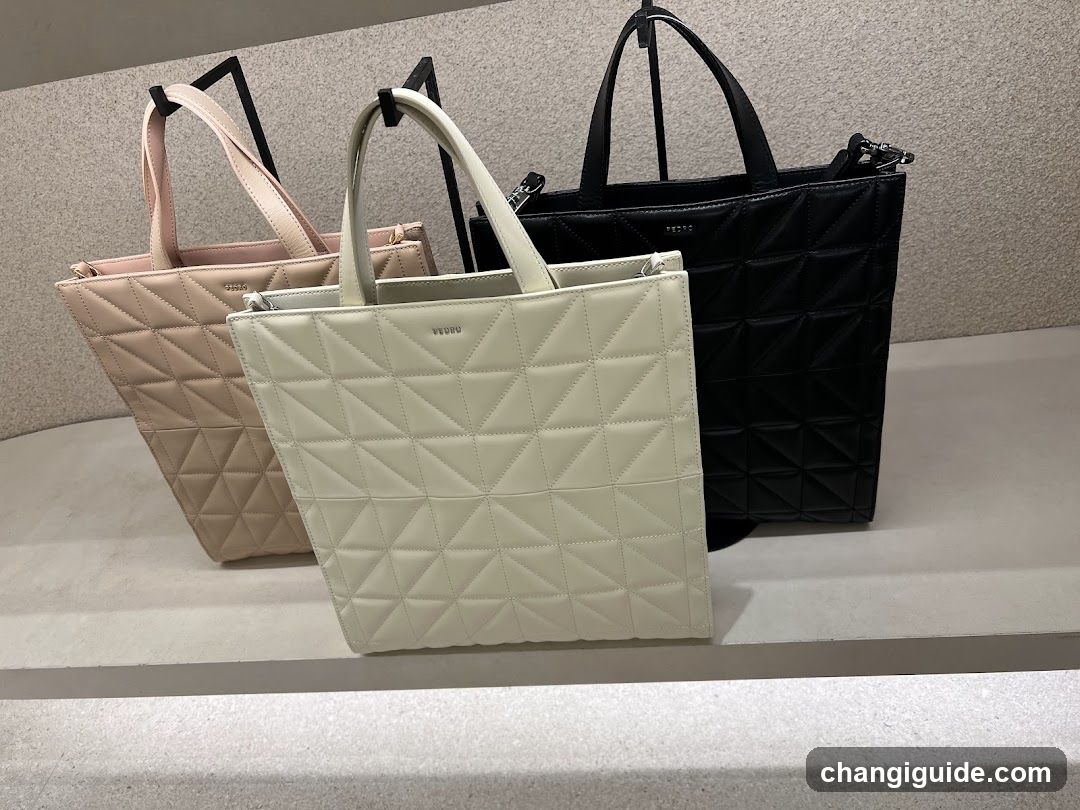 Quilted Tote Bags Display