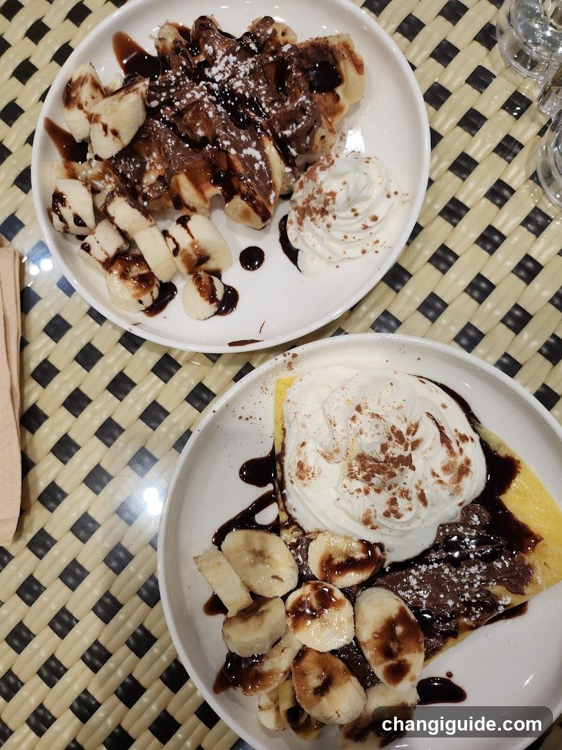 Banana Crepes with Toppings