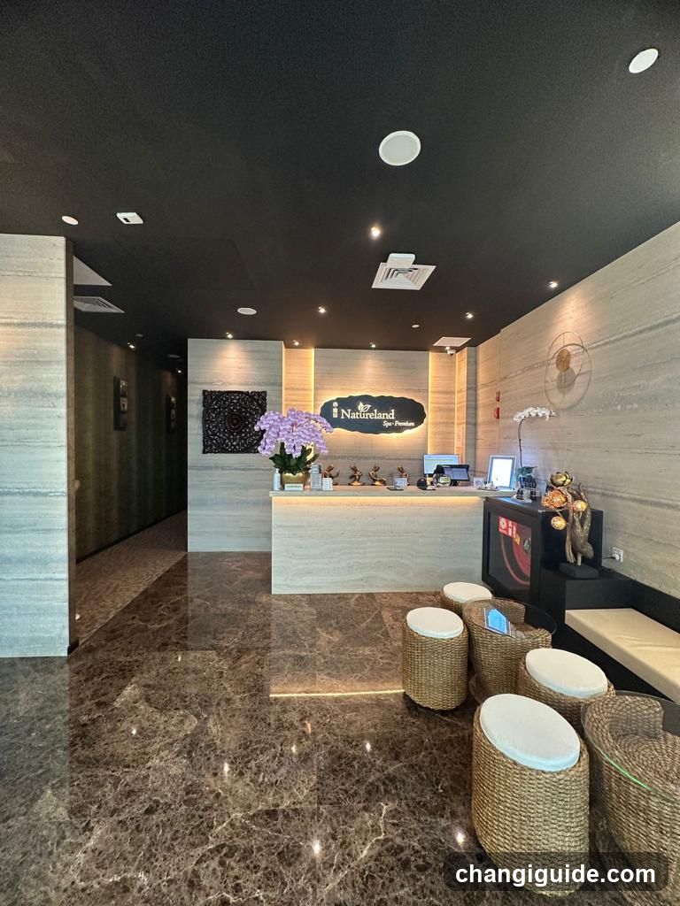 Natureland Spa Reception Area