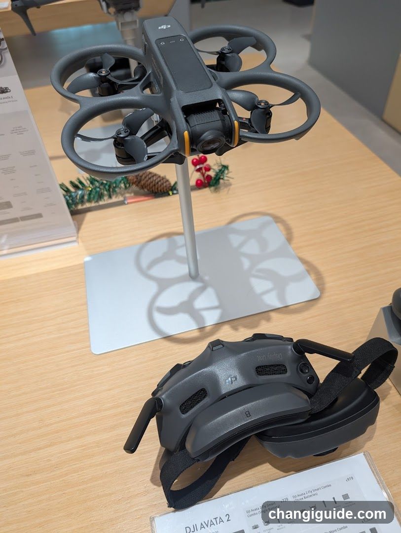 DJI Drone and VR Headset Display