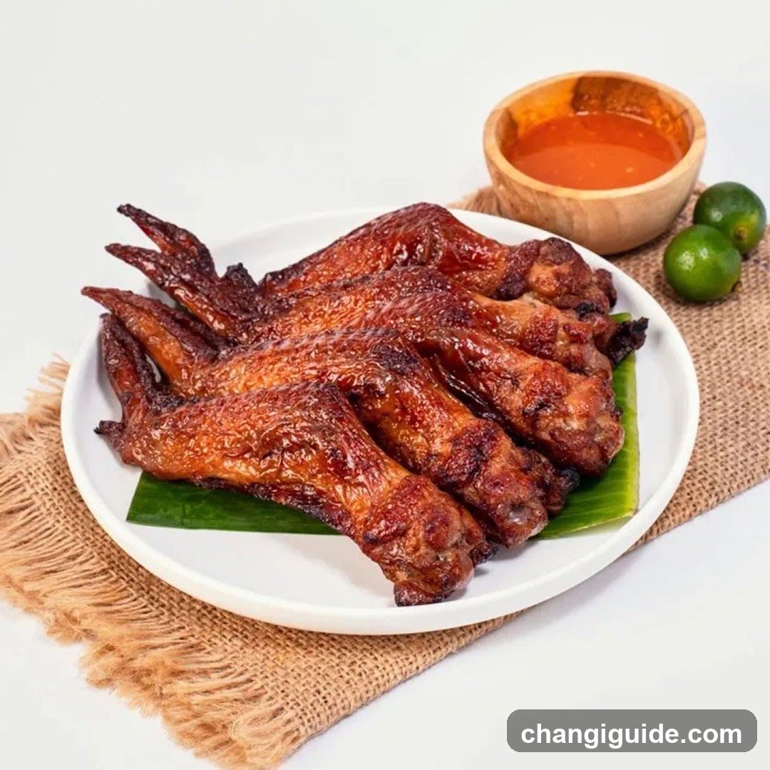 Roasted Chicken Wings with Sauce