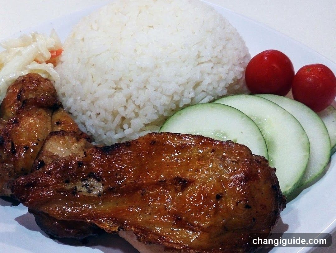 Grilled Chicken with Rice and Vegetables