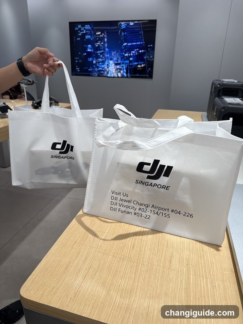 DJI Singapore Shopping Bags