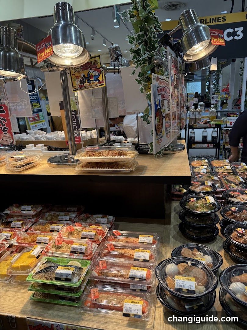 Food Display in Store