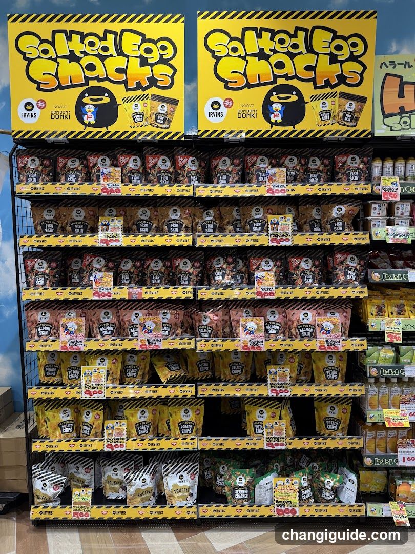 Salted Egg Snacks Display