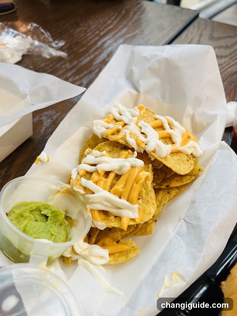 Loaded Nachos with Guacamole