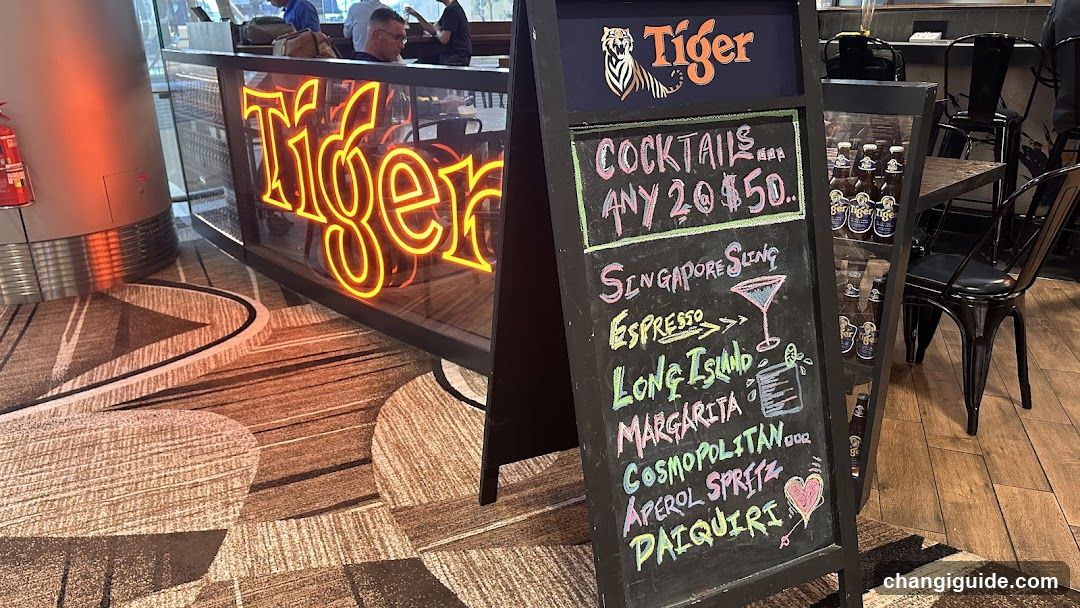 Tiger Bar Interior Signage