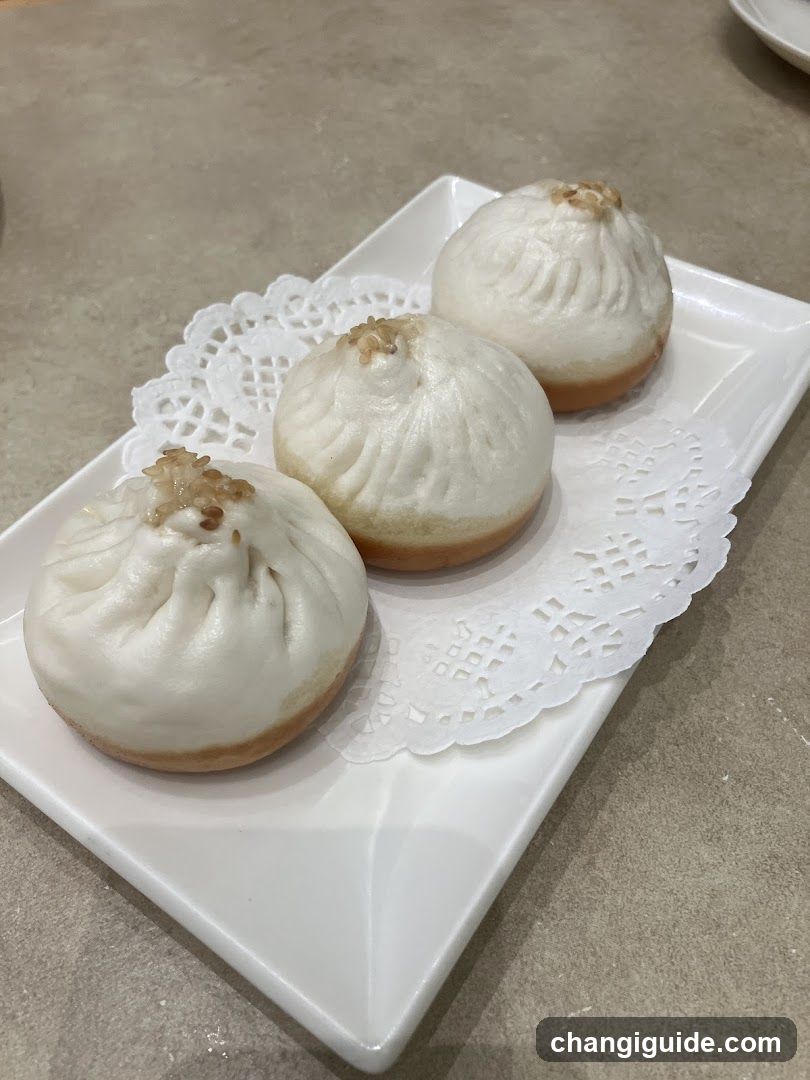 Steamed Buns on a Plate