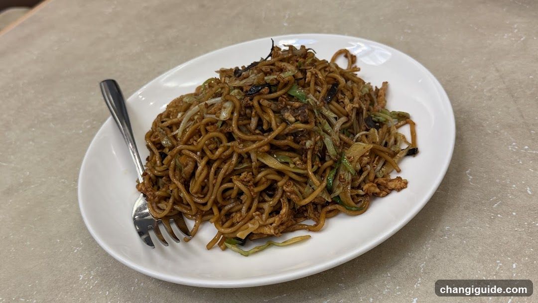 Plate of Stir-Fried Noodles
