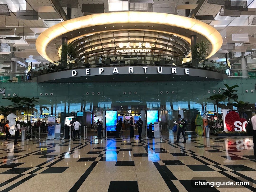 Airport Departure Hall Interior