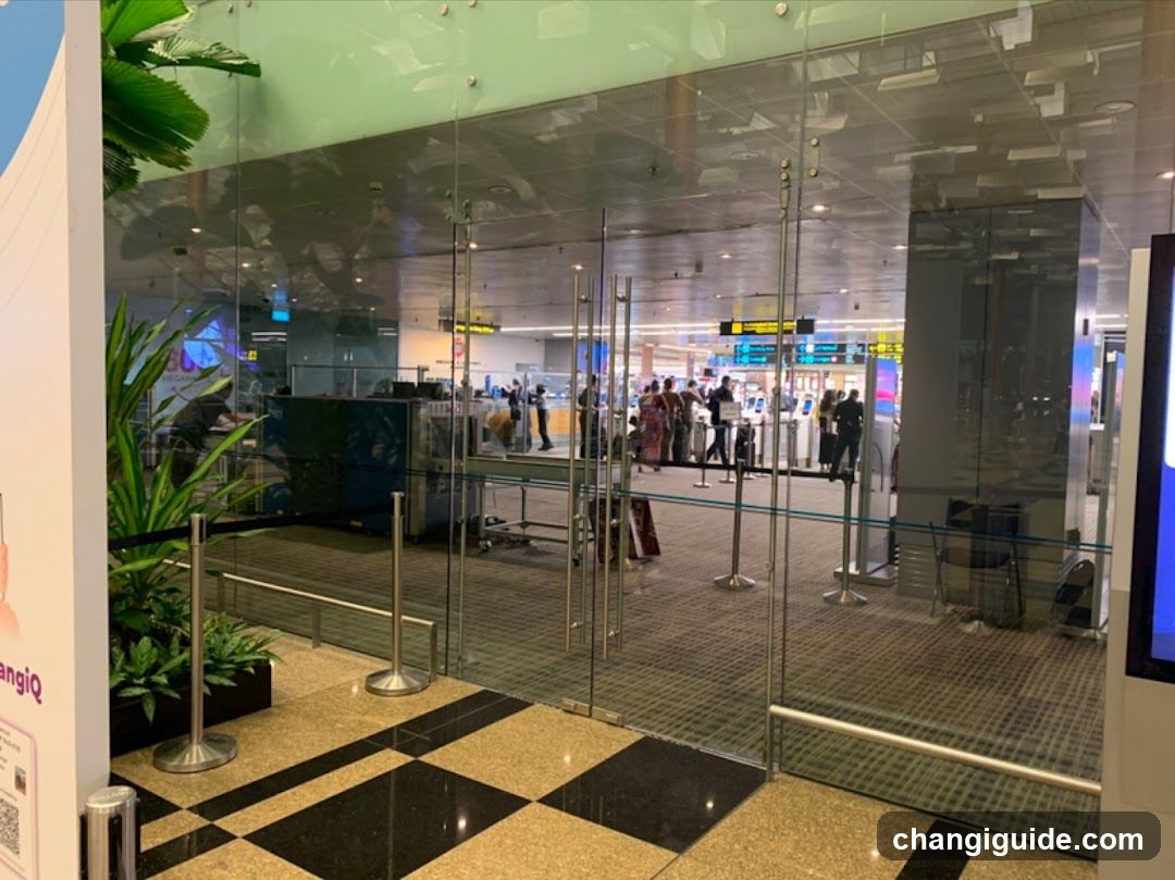 Airport Terminal Interior View