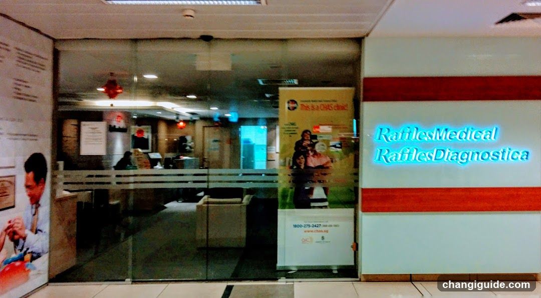 Raffles Medical Reception Area