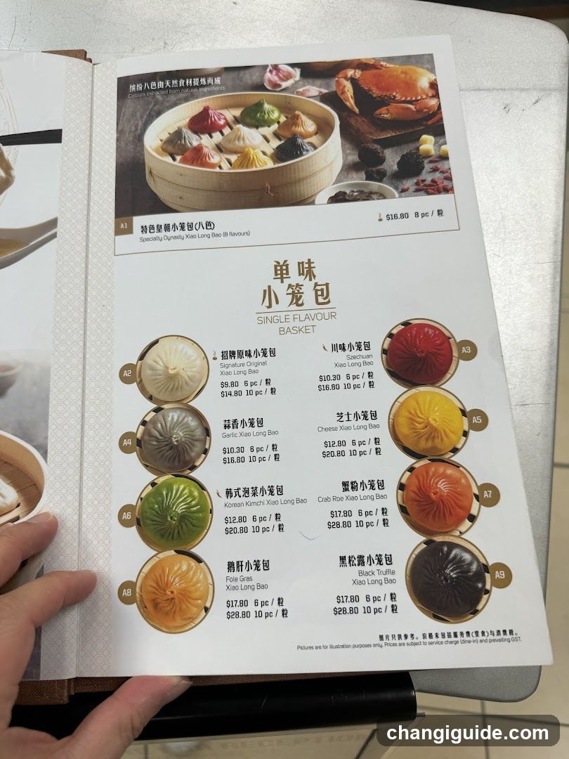 Dim Sum Menu Page