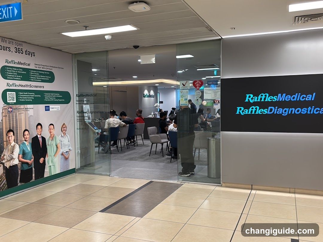 Raffles Medical Entrance Interior View