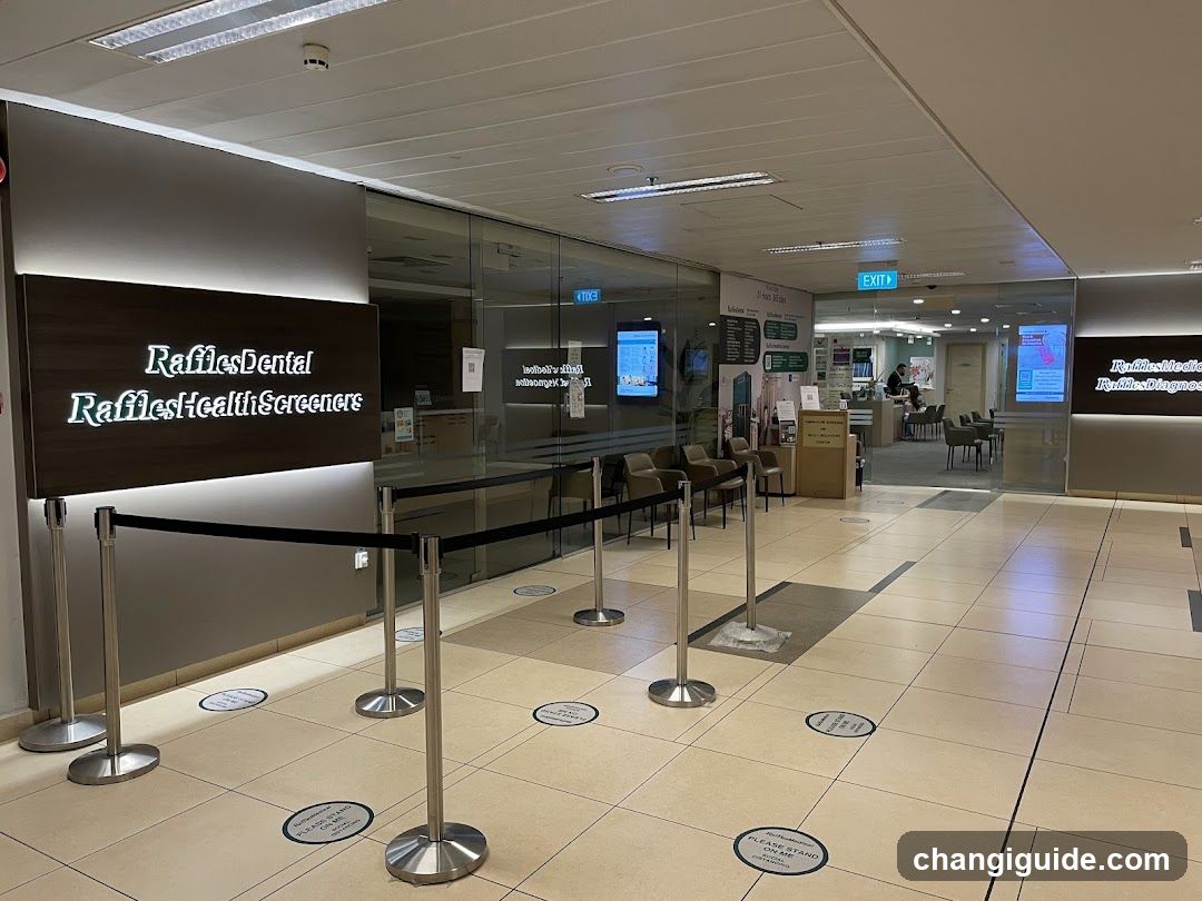 Raffles Dental and Raffles Health Screeners Entrance