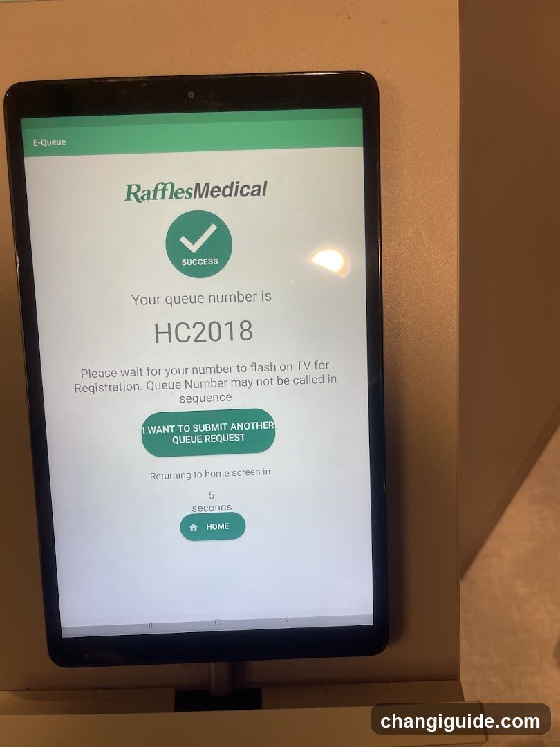 RafflesMedical E-Queue Display