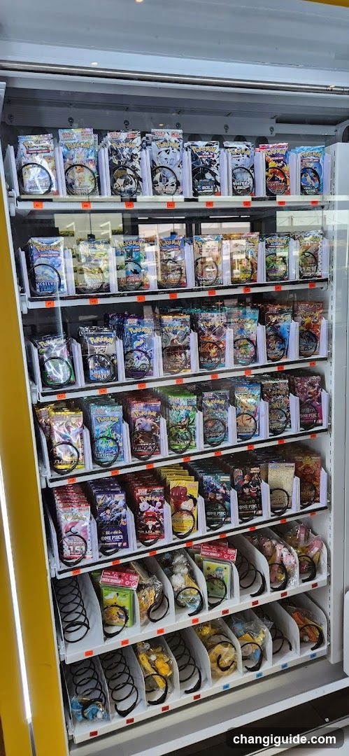 Vending Machine with Trading Card Packs