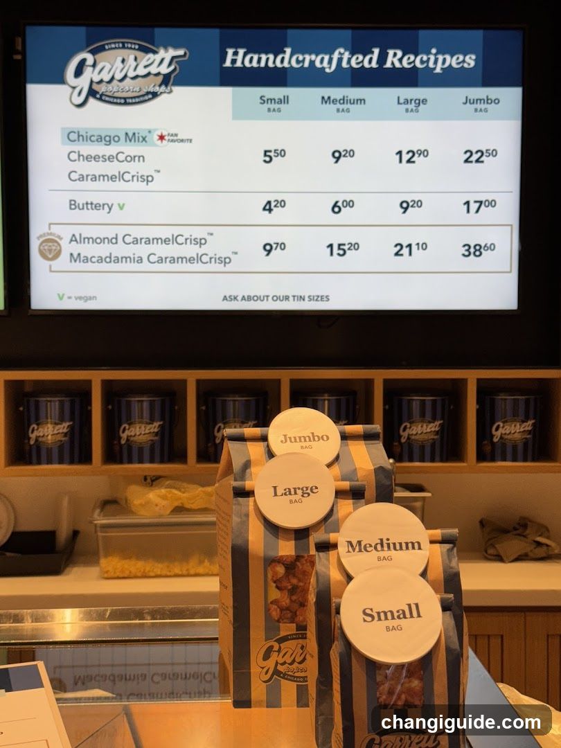 Garrett Popcorn Shop Interior Display