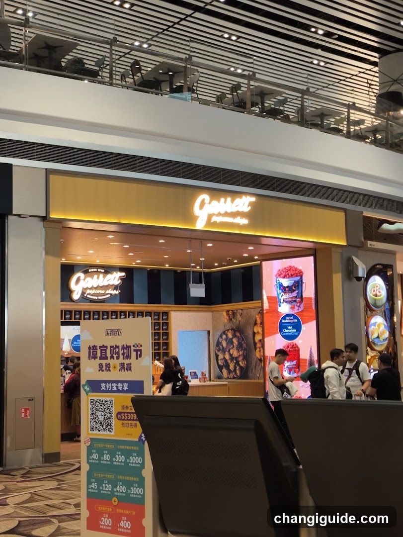 Garrett Store Interior with Promotional Posters