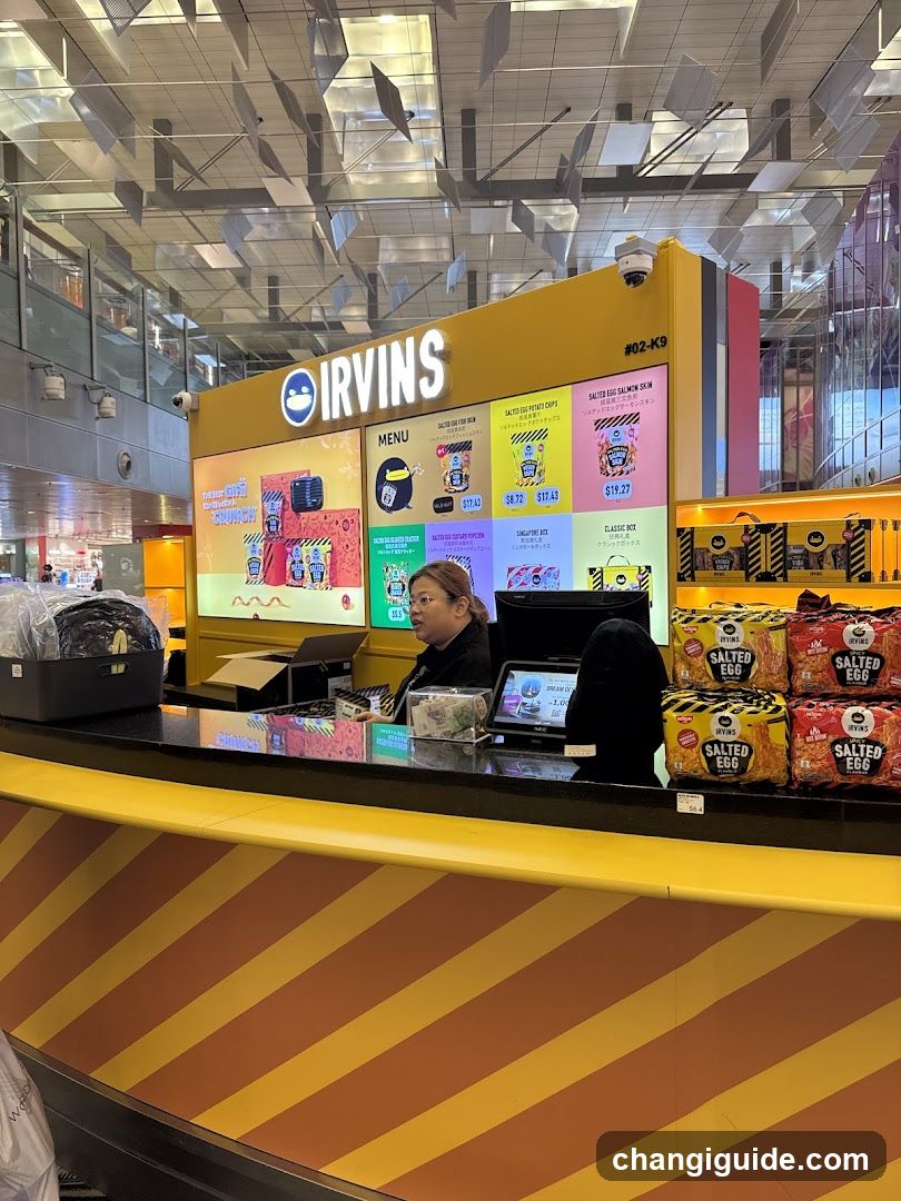 IRVINS at Changi Airport Terminal 3