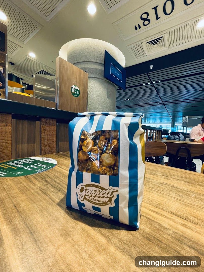 Garrett Popcorn Bag on Table