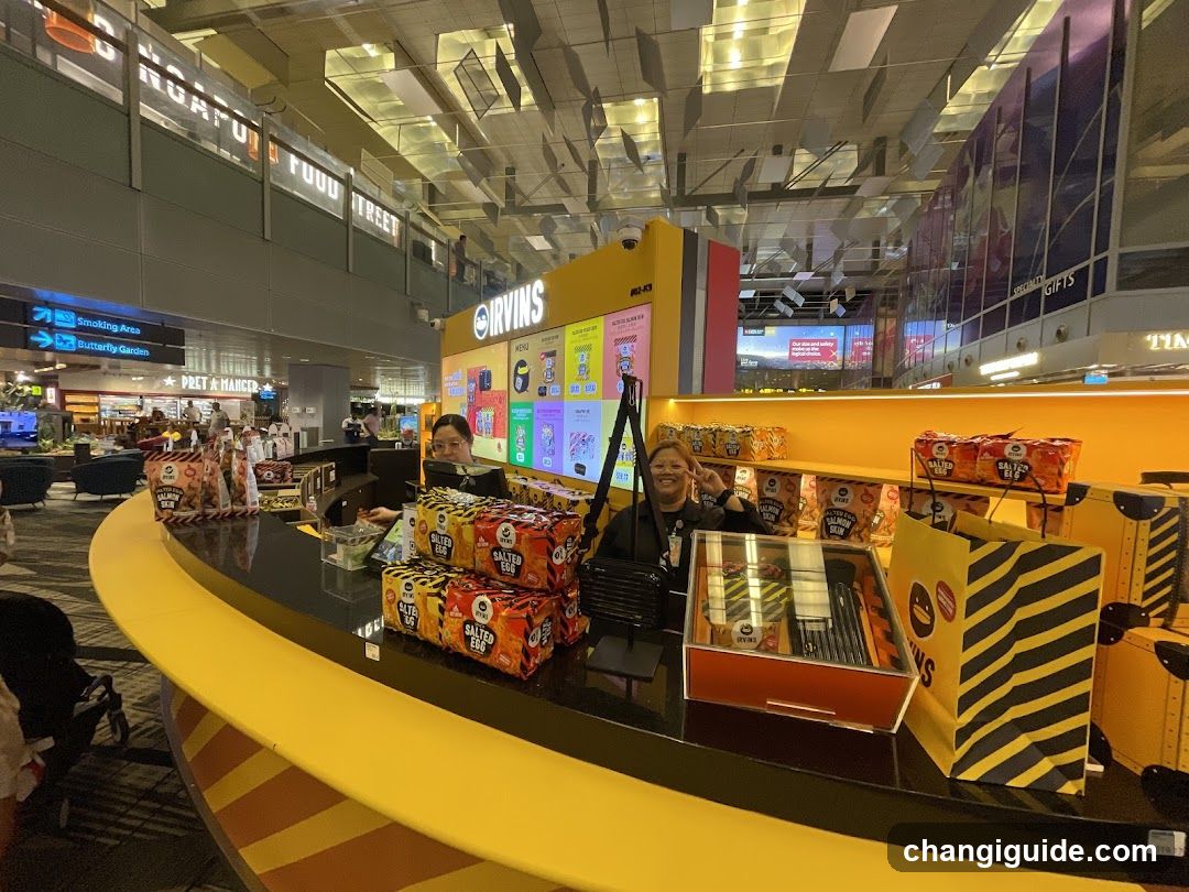 Irving's Snack Stand in Airport Terminal