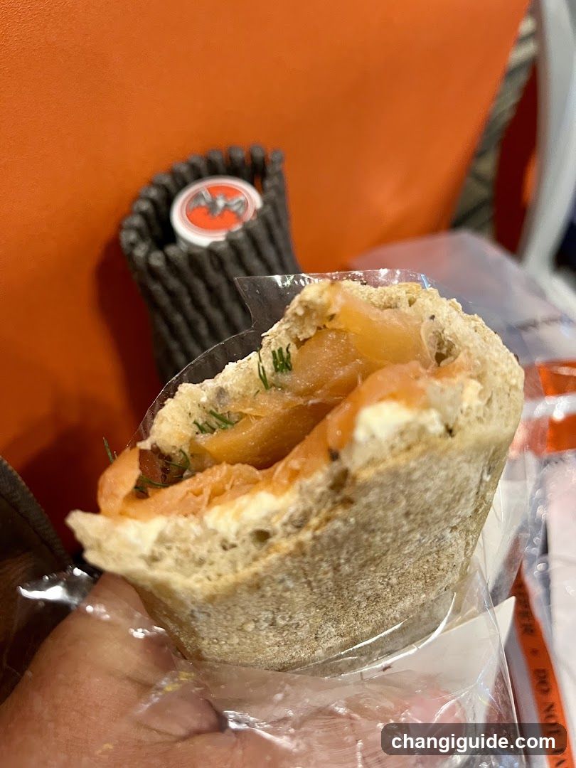 Smoked Salmon Sandwich