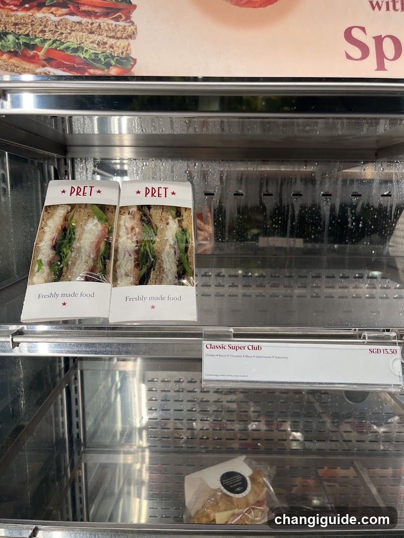 Pret A Manger Sandwich Display