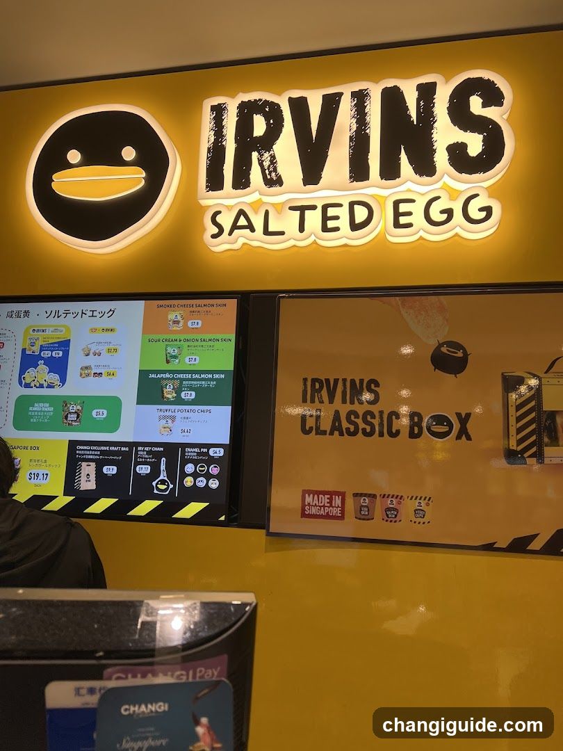 Irvin's Salted Egg Store Interior