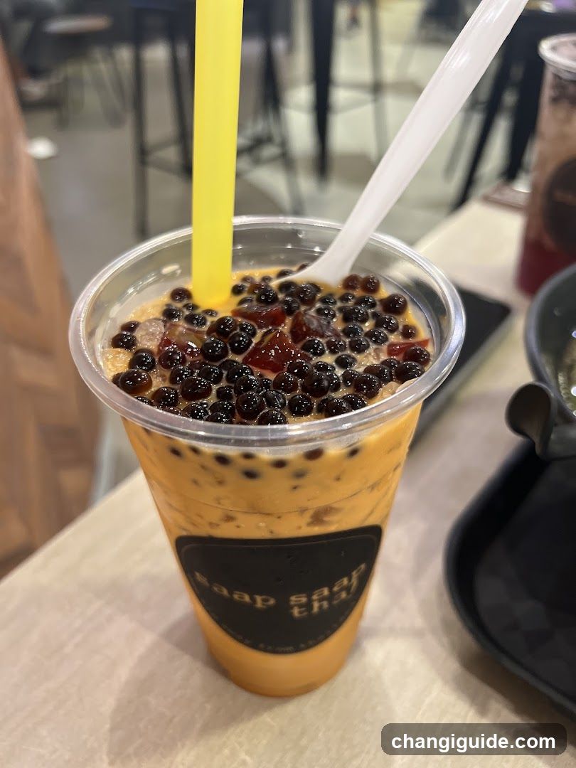 Boba Milk Tea with Strawberries